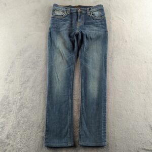 Nudie Jeans Jeans Mens 31 Blue Tube Tom Misty Indigo‎ Organic Denim Slim Fit